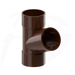 Trójnik PVC ⌀ 90 firmy KROP kolor jasny brąz